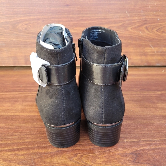 New Alfani Oakleyy Black Ankle Boots Women's Size 6 - Picture 8 of 16